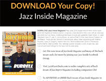 Tablet Screenshot of jazzinsidemagazine.com